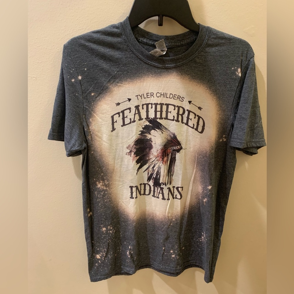Womens Tyler Childers Feathered Indians Shirt